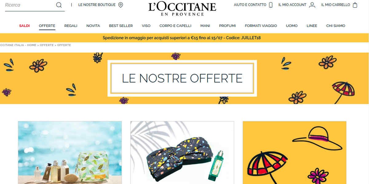 L'Occitane shop online