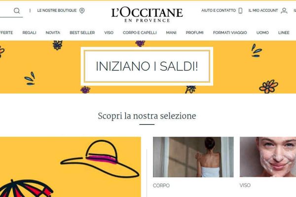 Offerte su l’e-shop L’Occitane