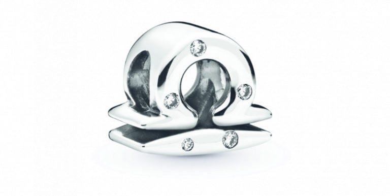 Braccialetto Zodiacale Con Perle Bianche E Grigie – 12 Segni Zodiacali, Regolabile, Elasticizzato, Con Ciondolo Costellazione E Biglietto Portafortuna