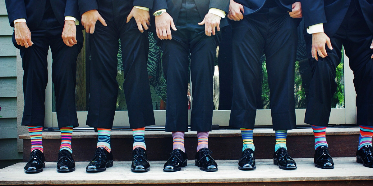 calzini da uomo colorati