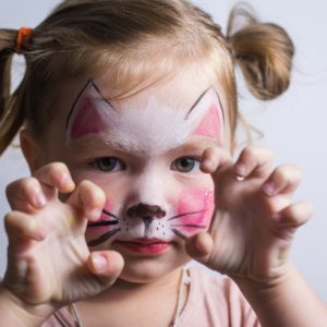 Tigri, Vampiri, Streghe e Principesse i temi carnevaleschi in face painting per i bambini