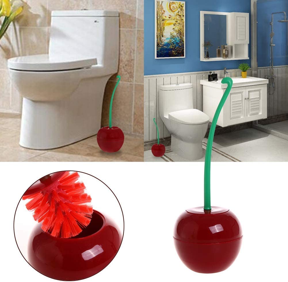 gadget e accessori per il bagno, lo scopino a forma di ciliegia