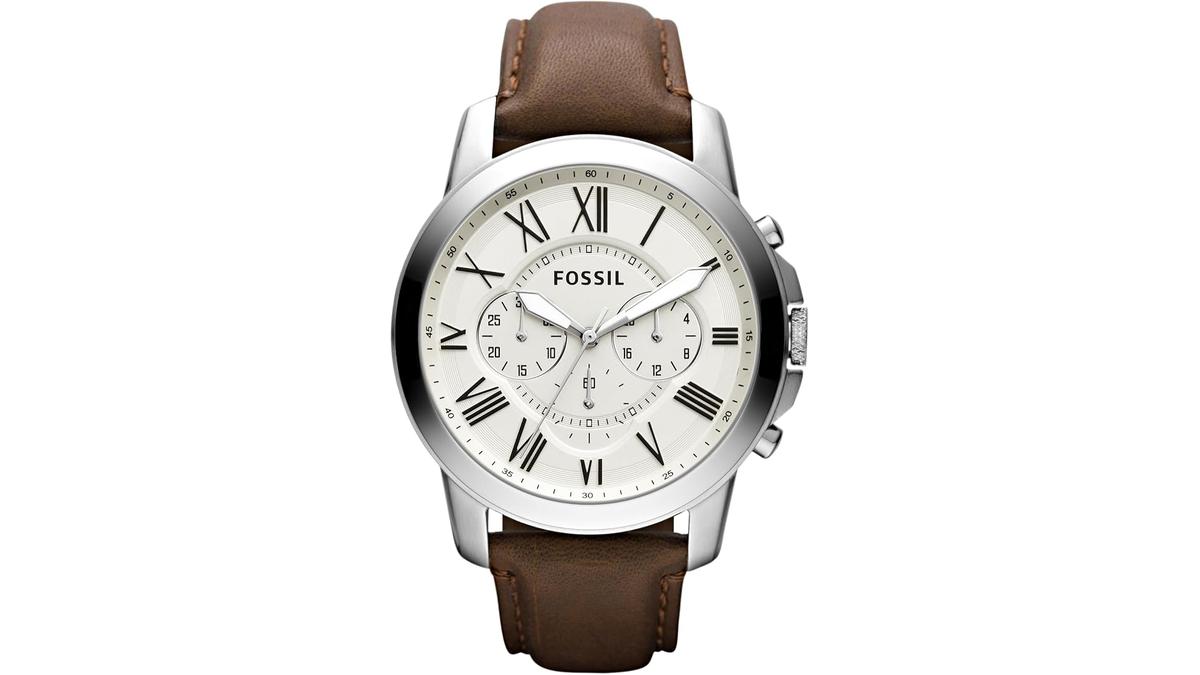 Orologio Fossil con Cinturino in Pelle