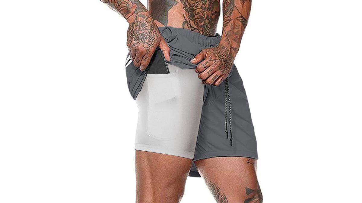 Pantaloncini da Running 2 in 1