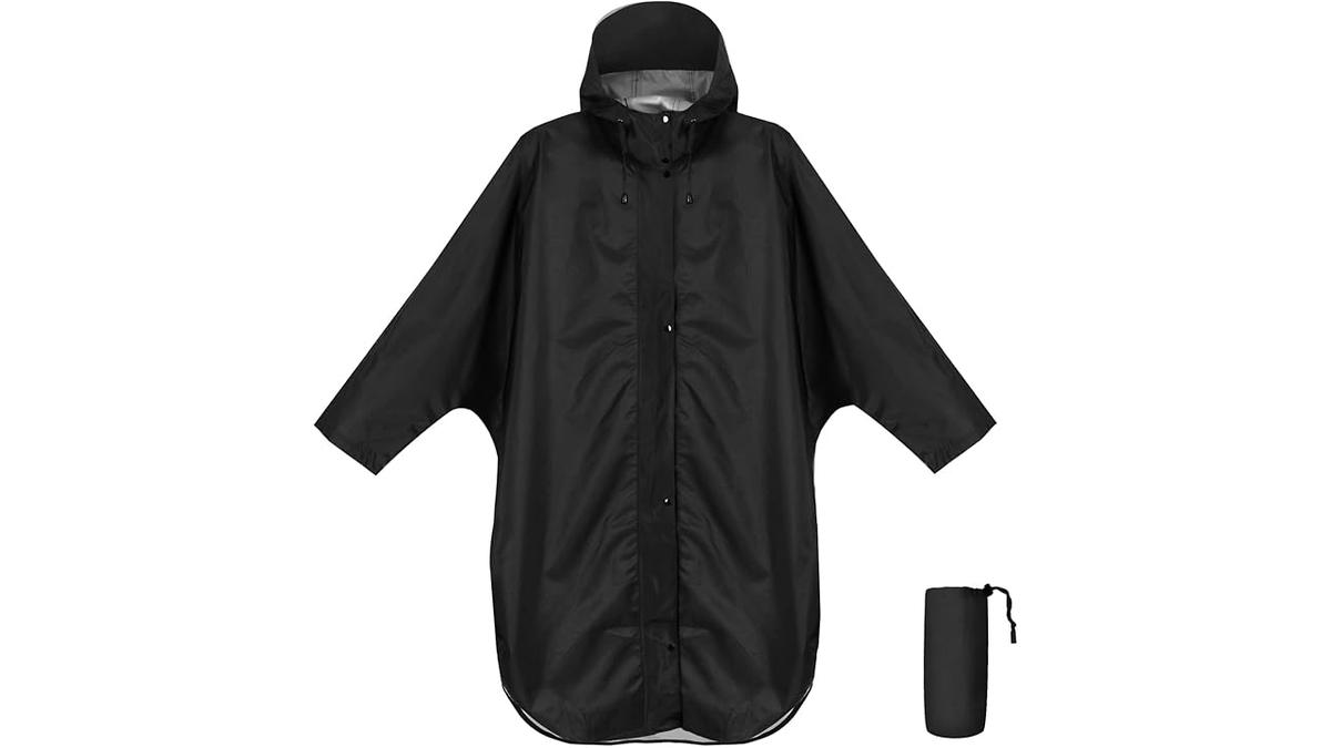 Poncho Antipioggia con Cappuccio e Maniche ANYOO Poncho Antipioggia con Cappuccio e Maniche ANYOO
