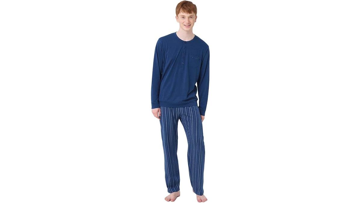 RAGNO Pigiama uomo in puro cotone