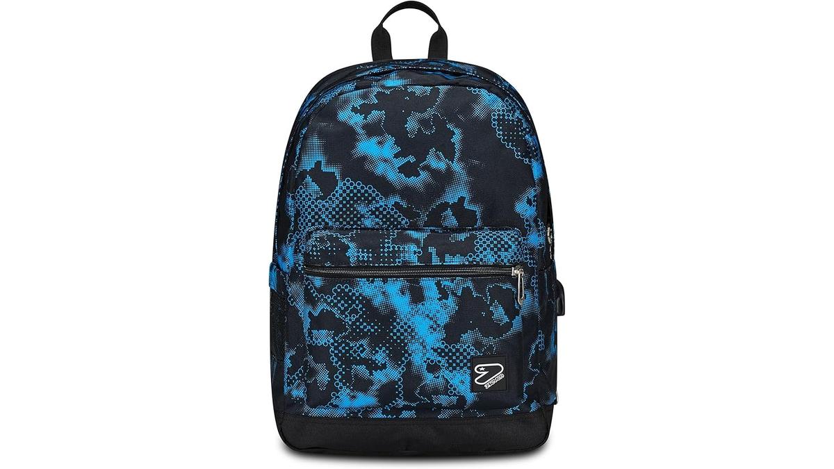 Zaino Scuola Pro Estensibile The Double Blu Nero Seven Zaino Scuola Pro Estensibile The Double Blu Nero Seven