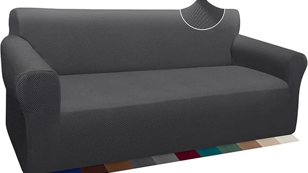 Granbest Copridivano Elasticizzato 3 Posti Antiscivolo Tessuto Jaquard Lavabile
