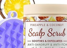 Scrub per cuoio capelluto con sale del Mar Morto Scrub per cuoio capelluto