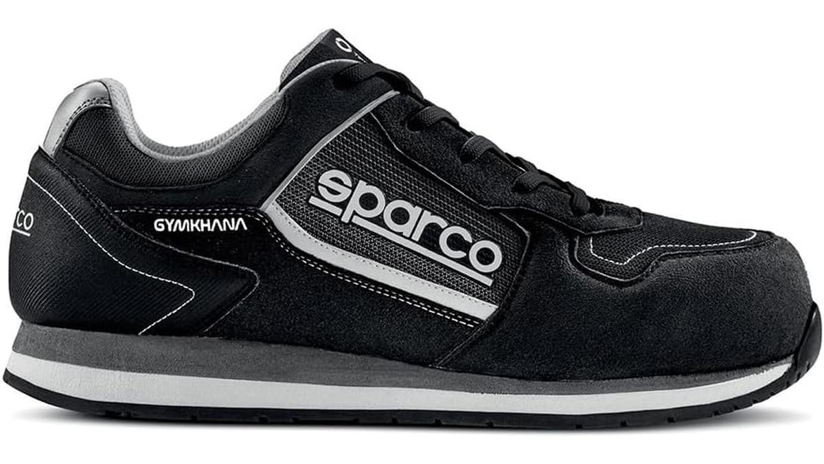 Sparco - Gymkhana Max - Scarpe da Lavoro Antinfortunistiche S1P SRC Nero-Grigio
