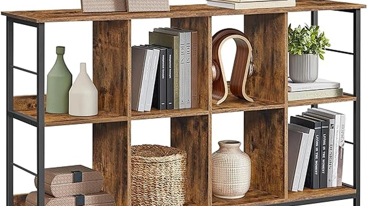 VASAGLE Libreria a 2 Ripiani