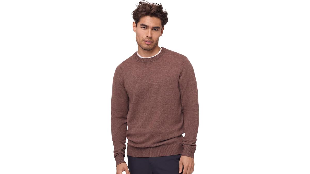 Maglioncino Uomo Girocollo Cashmere Merino Morbido Traspirante Maglioncino Uomo Girocollo Cashmere Merino Morbido Traspirante