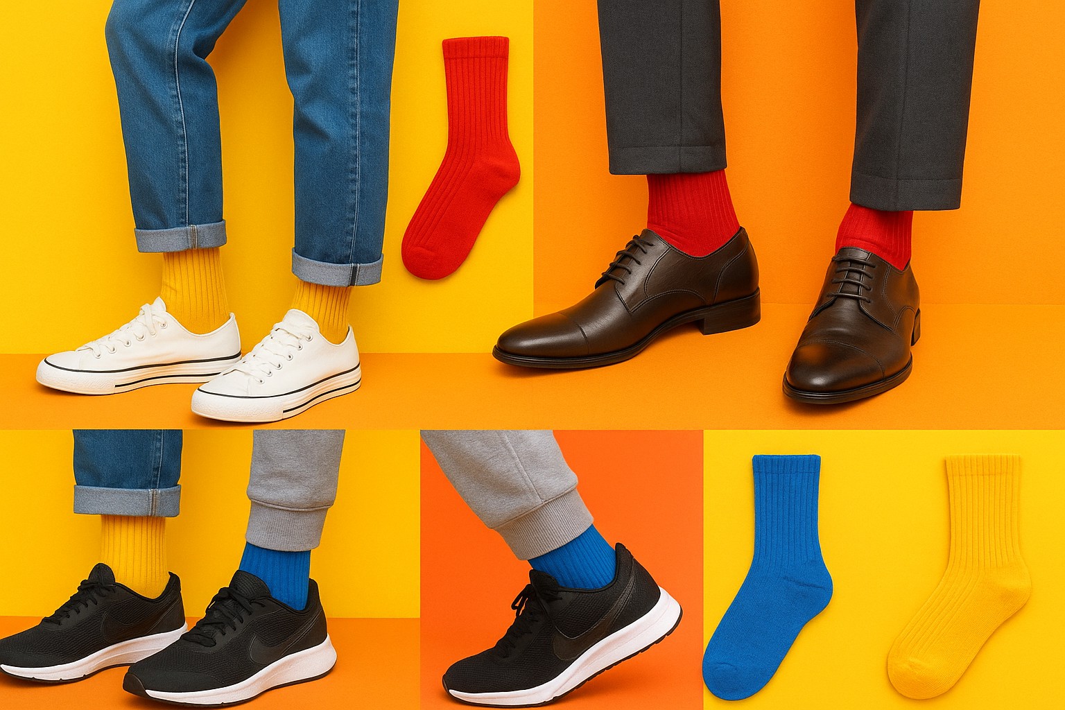 Calzini Colorati: Un Accessorio Inaspettato per Accendere il Tuo Look Calzini Colorati: Un Accessorio Inaspettato per Accendere il Tuo Look
