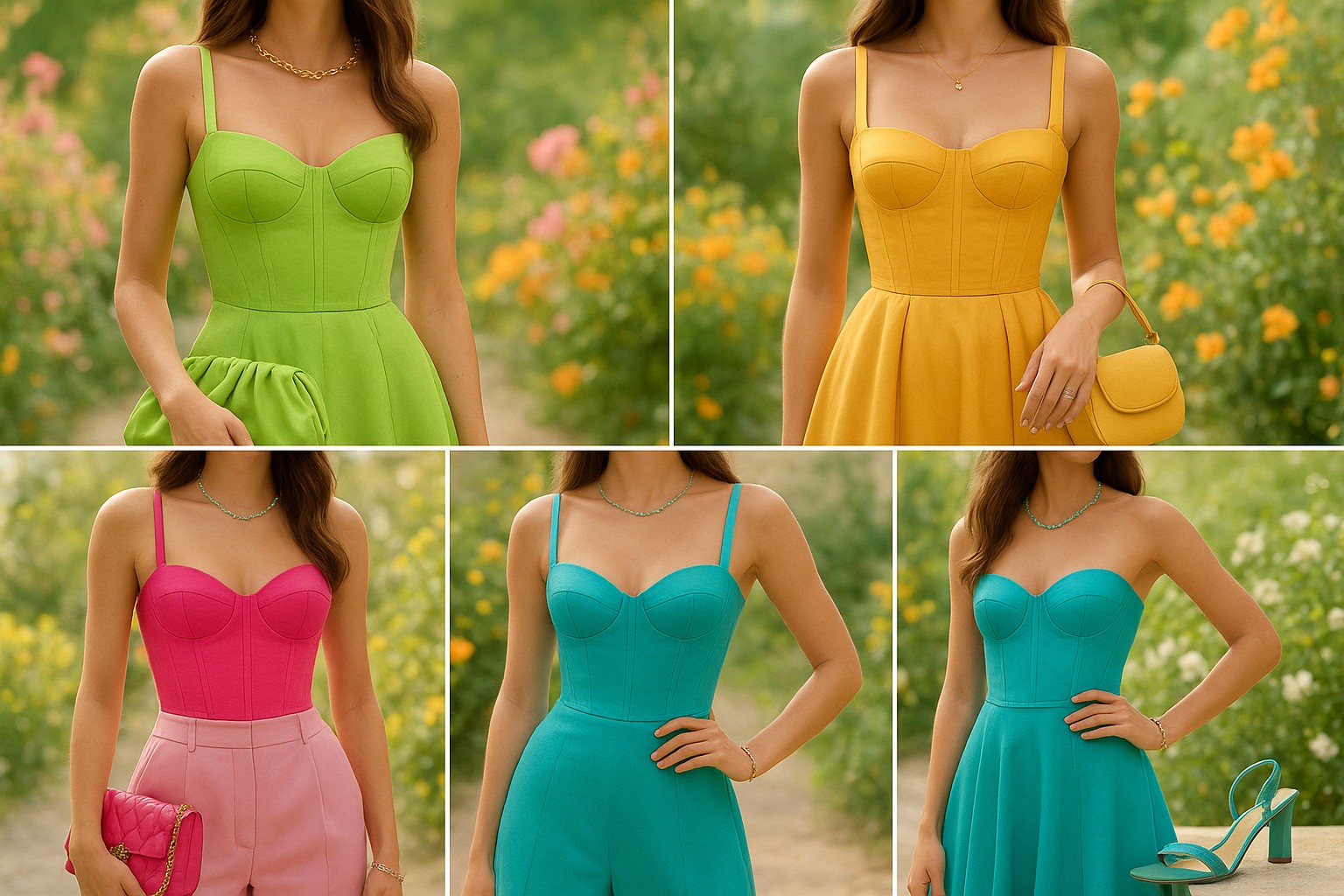 Le tendenze moda primavera 2026: abiti a corsetto in primo piano