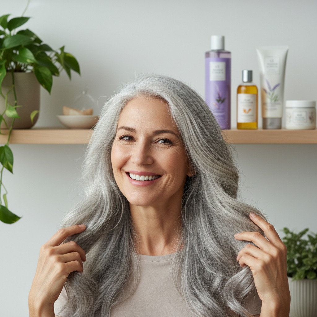 Guida completa alla cura dei capelli grigi: prodotti e consigli