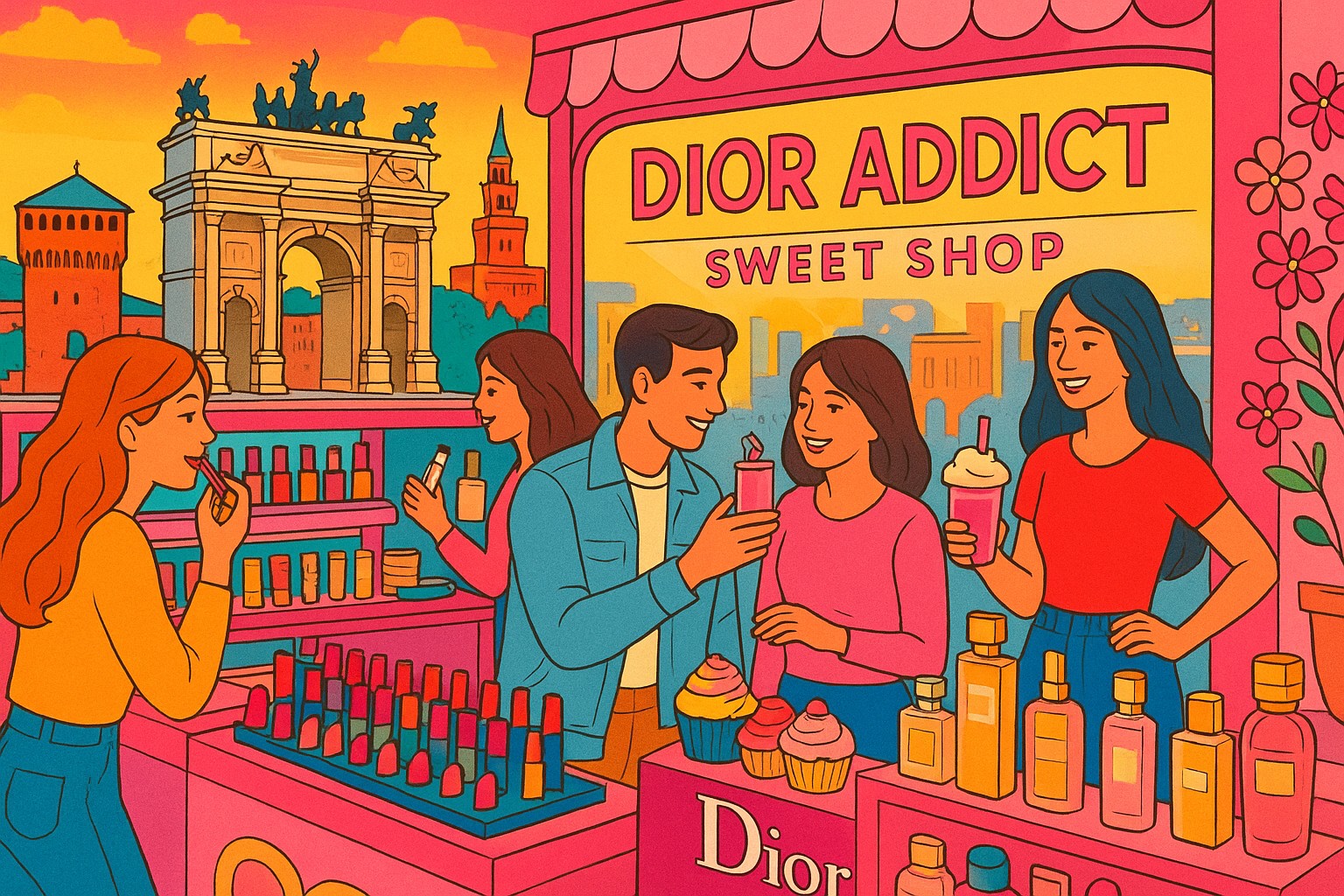Dior Addict Sweet Shop Arriva a Milano: Date e Luogo