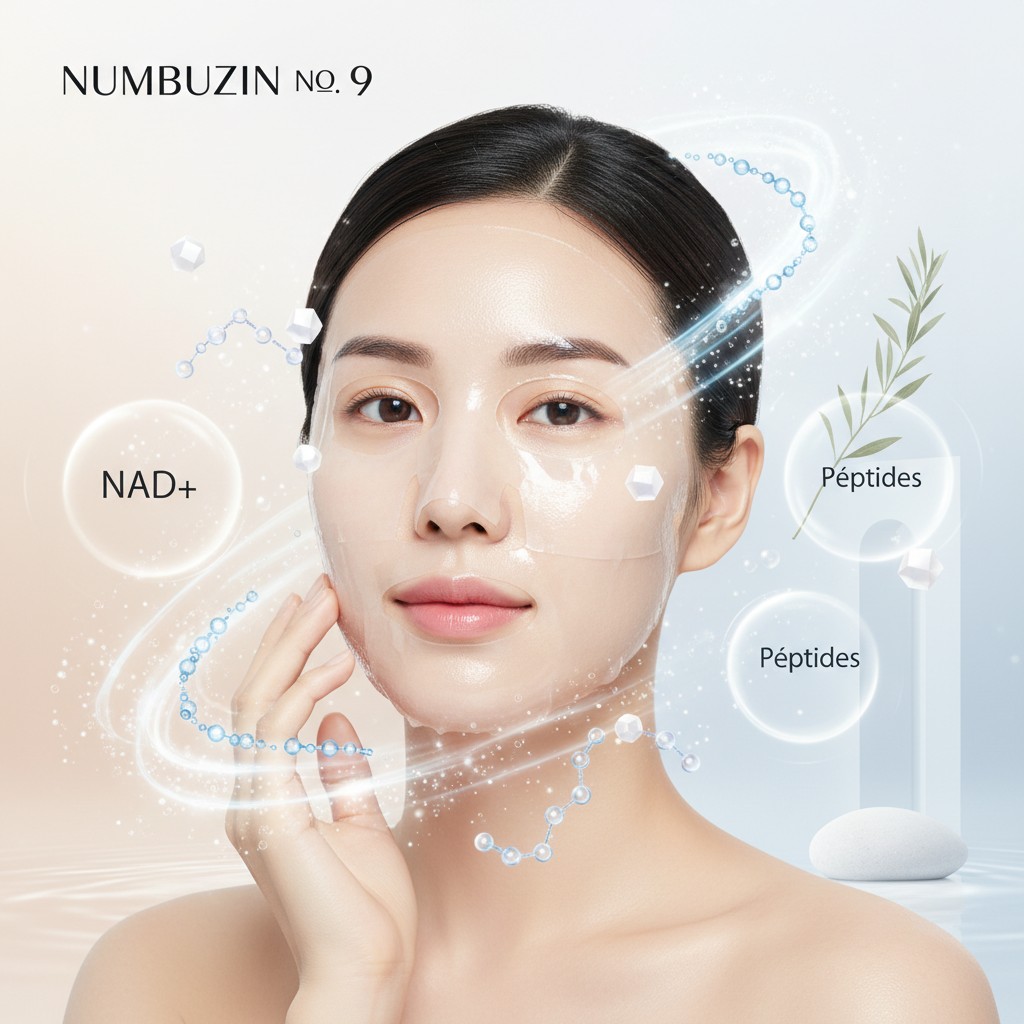 Numbuzin No. 9: Maschera Viso Coreana Effetto Lifting
