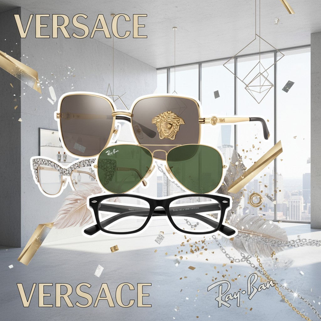 L’Eleganza dei Nuovi Occhiali Versace e Ray-Ban: La Moda del Futuro