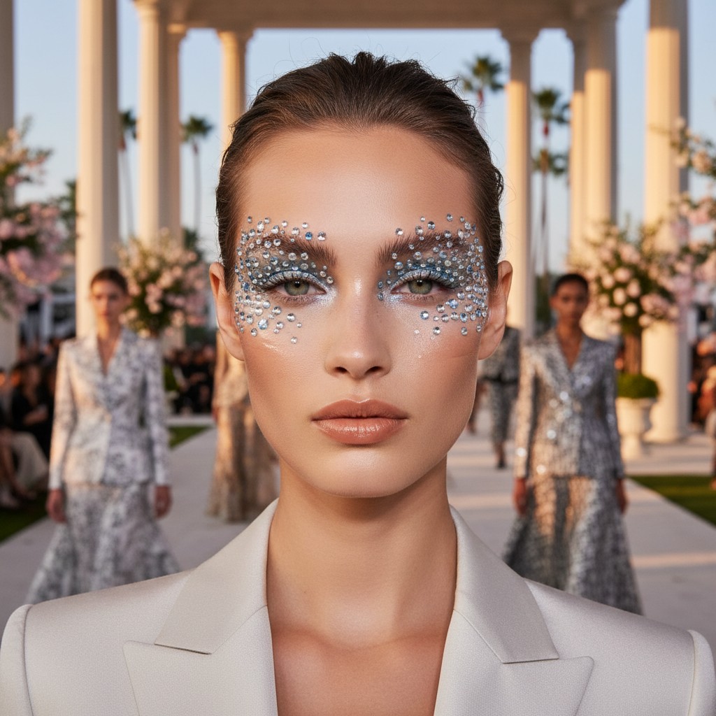 Il Trucco Sfavillante della Sfilata Dior Cruise 2027