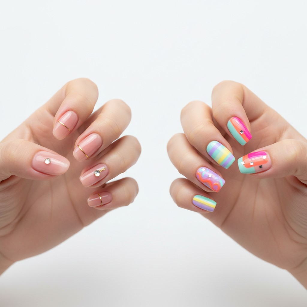 Unghie corte in gel: eleganza e creatività senza compromessi