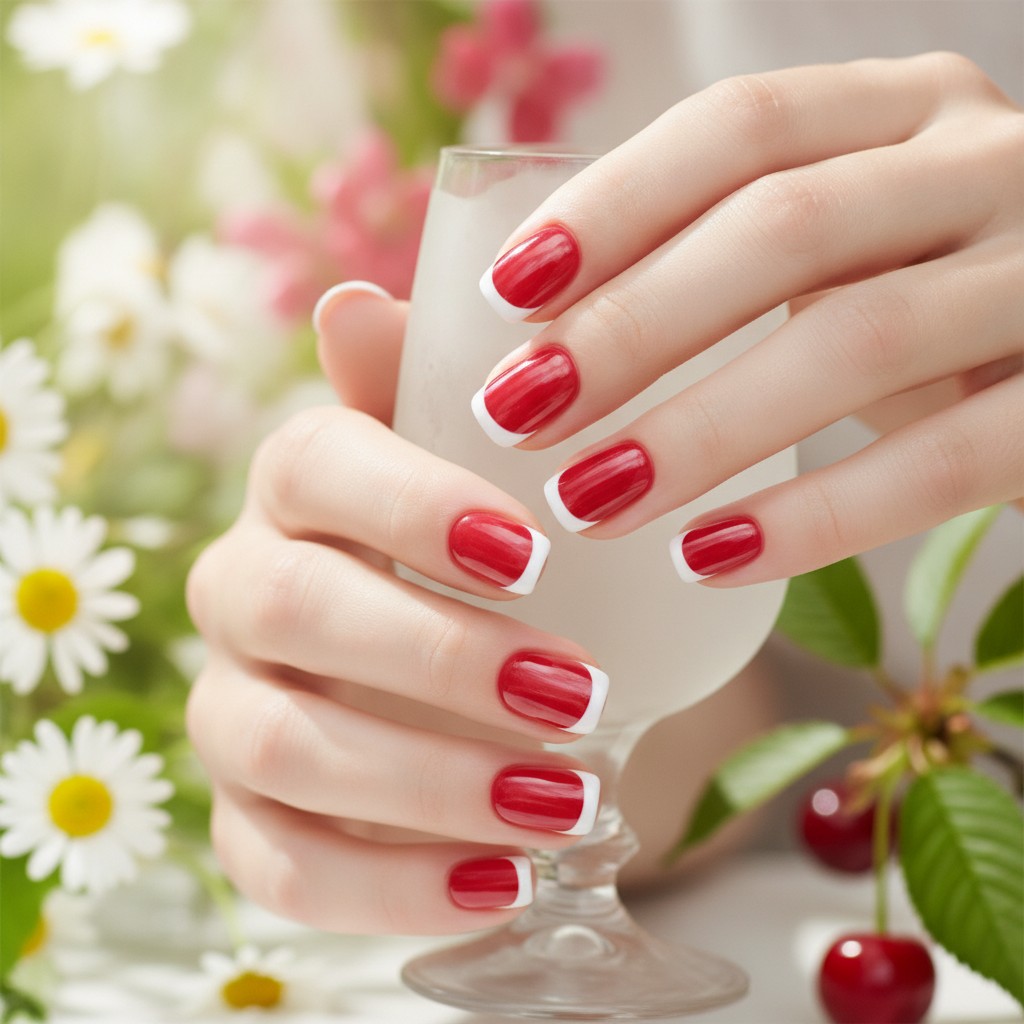 Come realizzare le Cherry French Nails: la guida step-by-step