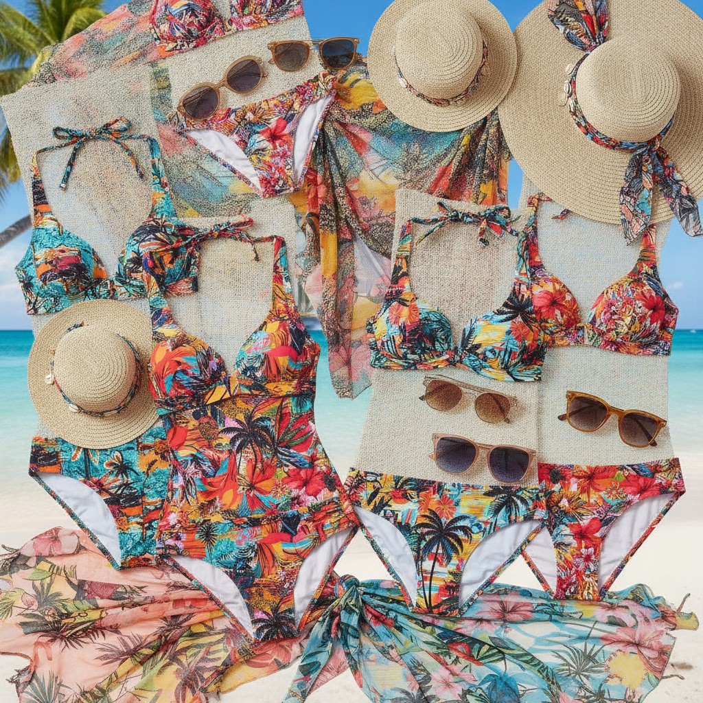 Costumi da Bagno con Stampe Tropicali: Le Tendenze dell’Estate