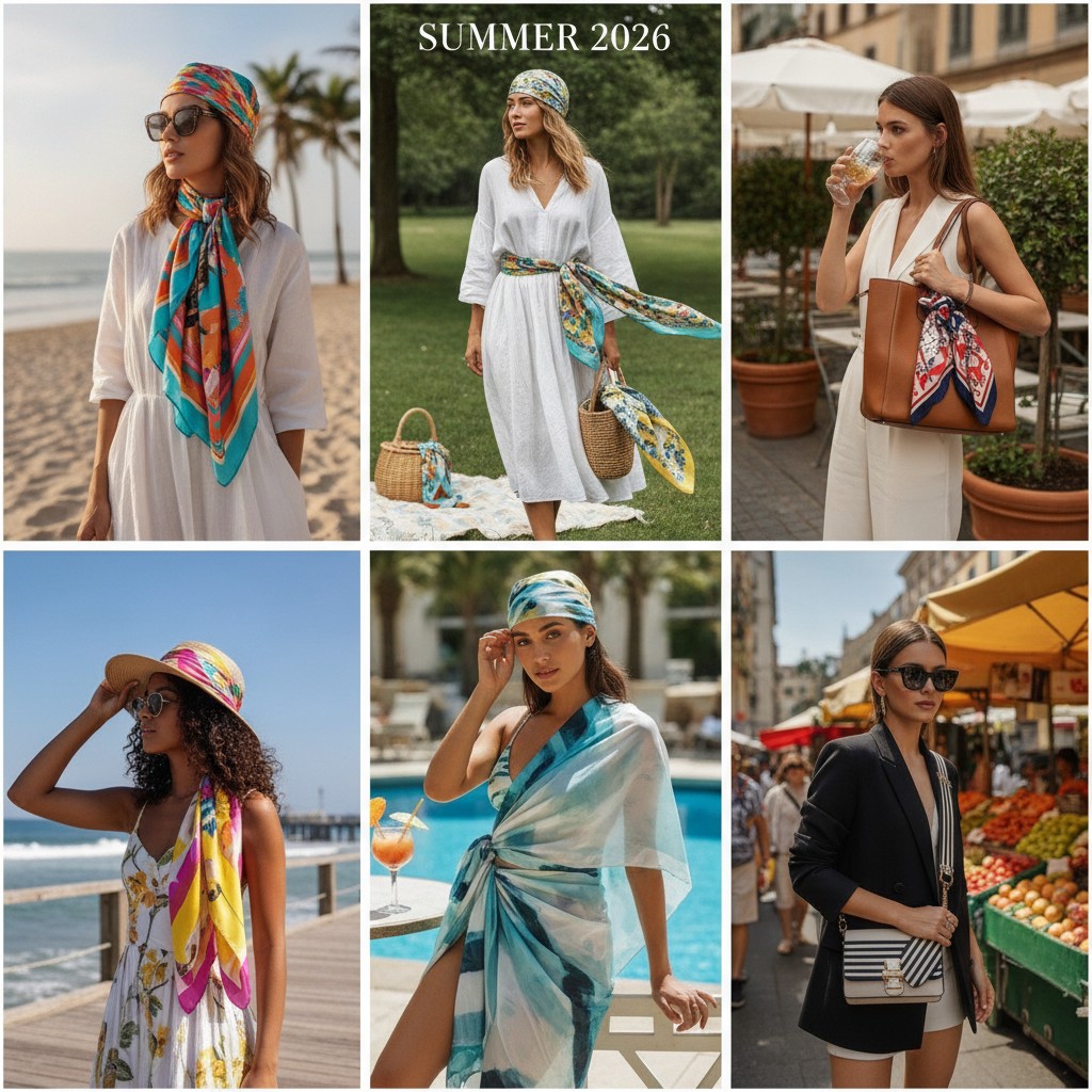 Guida Completa ai Foulard: Tendenze e Come Indossarli nell’Estate 2026