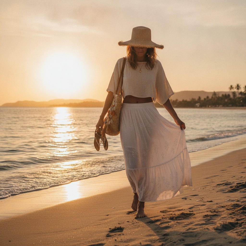 Gonne Lunghe Bianche Boho: Ideali per l’Estate