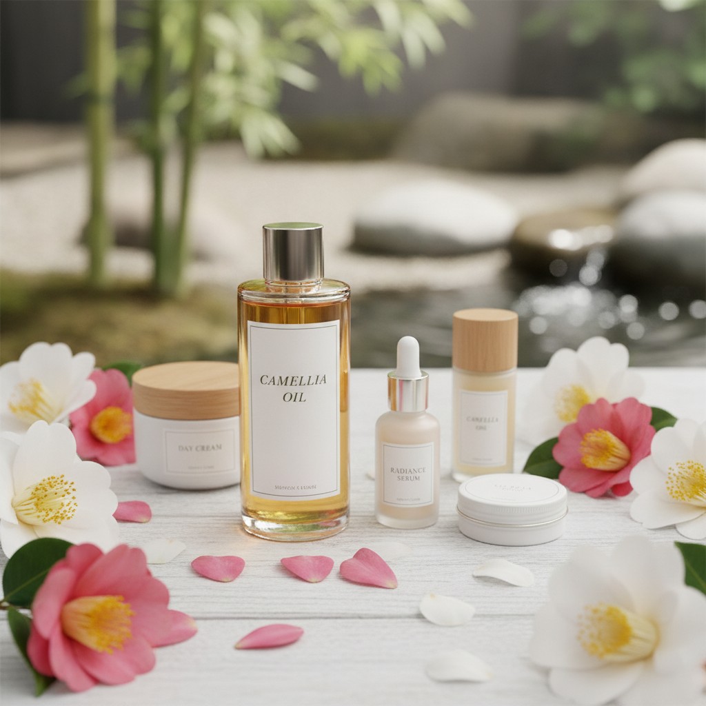Olio di Camelia: Il Segreto Giapponese per Pelle e Capelli Perfetti