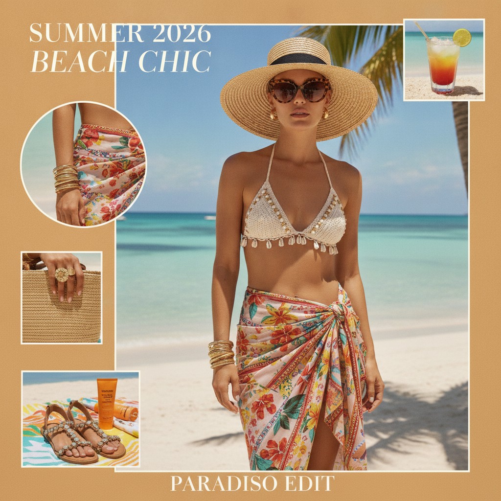 Il pareo e i costumi crochet: le tendenze moda mare dell'estate 2026