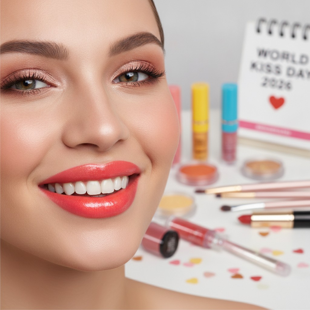 World Kiss Day 2026: labbra al bacio con gloss e tinte labbra