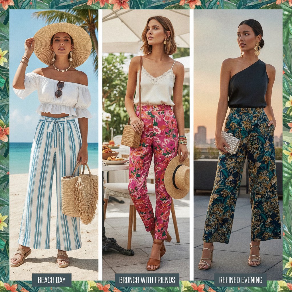 Idee outfit estivi: come abbinare pantaloni e top