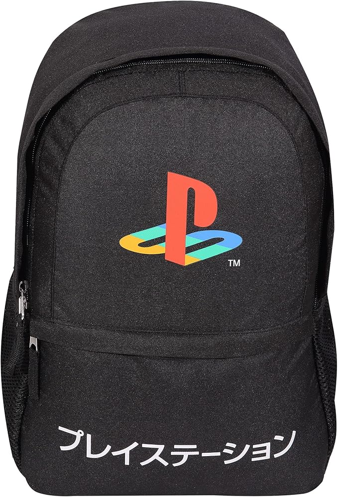 Zaino PlayStation Popgear con logo giapponese nero